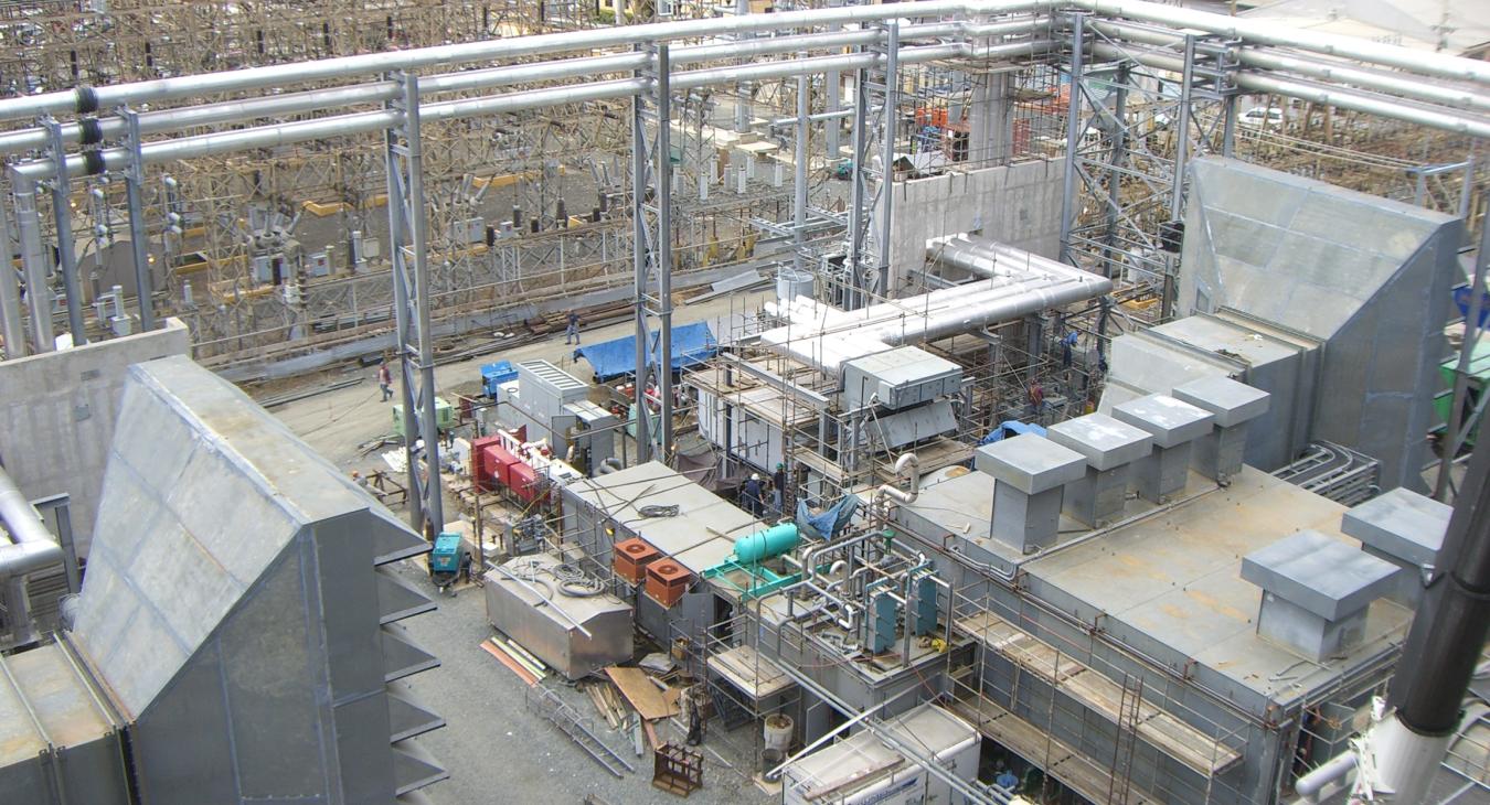 High voltage installation